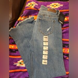 Rock and roll denim trousers